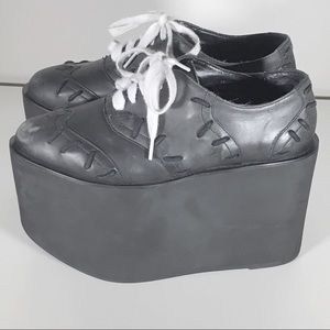 Current Mood Frankie Platform Oxfords size US6